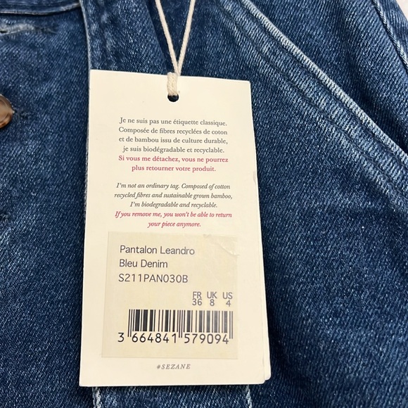 NWT Sezane Leandro Jeans - Size 36 - Picture 4 of 10